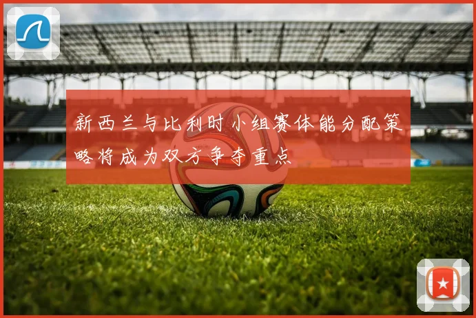 新西兰与比利时小组赛体能分配策略将成为双方争夺重点